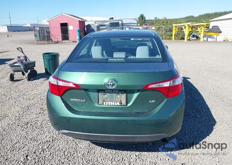 2015 Toyota Corolla Le из США, поврежденный, VIN 2T1BURHE4FC258957